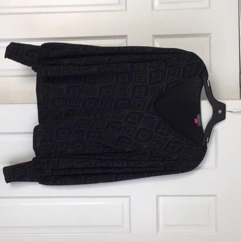 Vince Camuto Black Blouse Classic Design